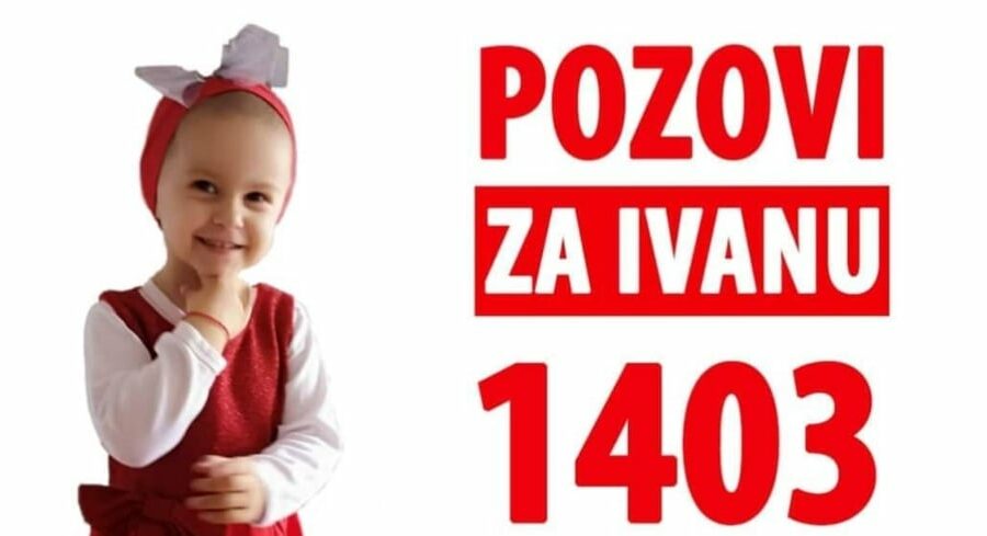 Od danas aktivan humanitarni broj za Ivanu Bjelogrlić
