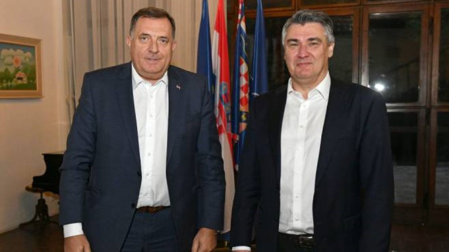 Dodik-Milanović: Ostvariti legitimno predstavljanje sva tri naroda u BiH (FOTO)