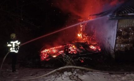 Požar u vikendici u Palama (FOTO/VODEO)