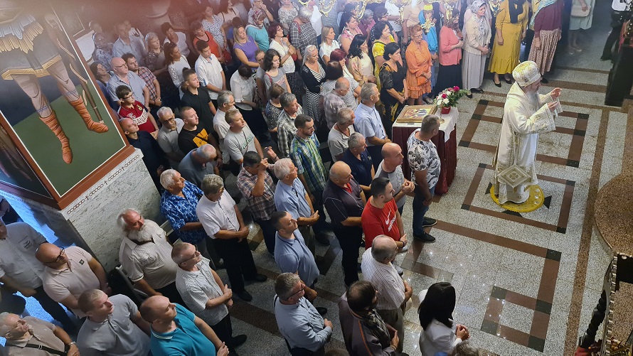 Služenjem liturgije počelo obilježavanje slave Hrama Svetog Preobraženja Gospodnjeg u Pofalićima