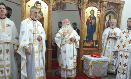 Vladika Hrizostom osveštao crkvu u Bjelosavljevićima