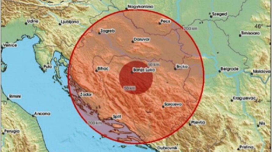 Banjaluku pogodio zemljotres