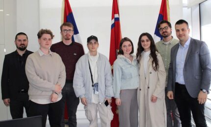 Studenti Univerziteta „Lobačevski“ iz ruskog Nižnjeg Novgoroda u posjeti Gradskoj upravi Istočno Sarajevo