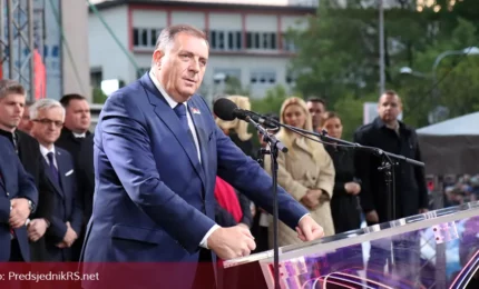 Dodik: Odlučnost pokazana na mitingu “Srpska te zove“ biće ojačana kroz odluke na vaskršnjem saboru