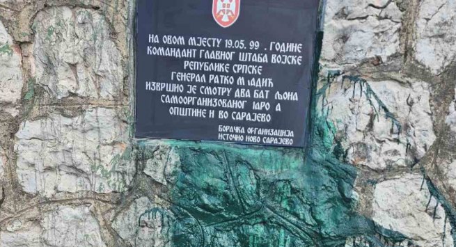 Očišćena spomen-ploča na Vracama
