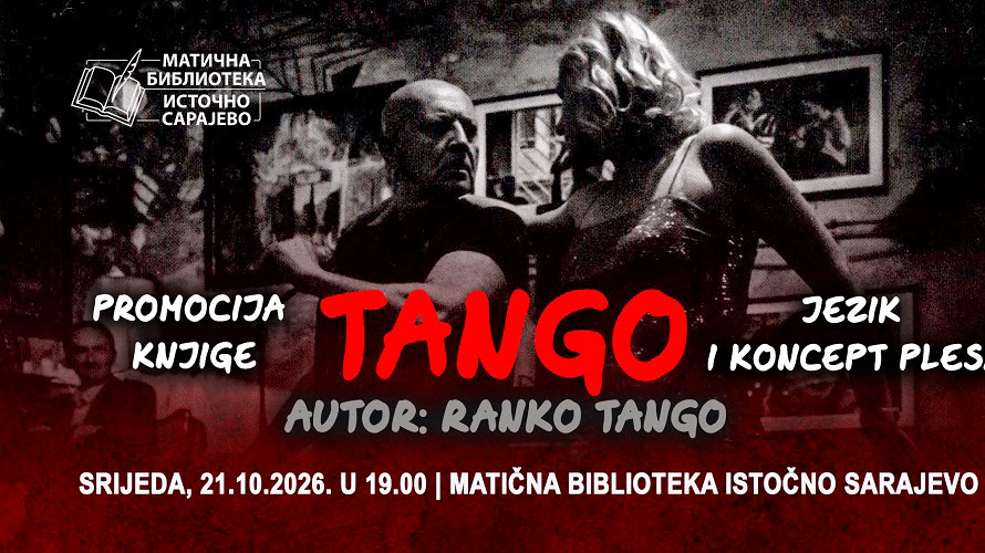 Danas u Matičnoj biblioteci promocija knjige “Tango- jezik i koncept plesa”