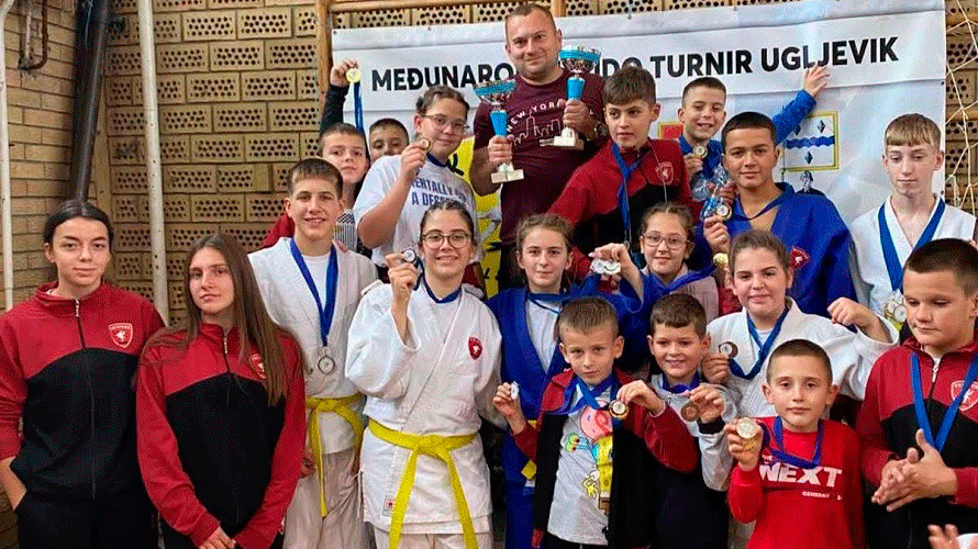 Rogatičkom džudo klubu 21 medalja na turniru u Ugljeviku